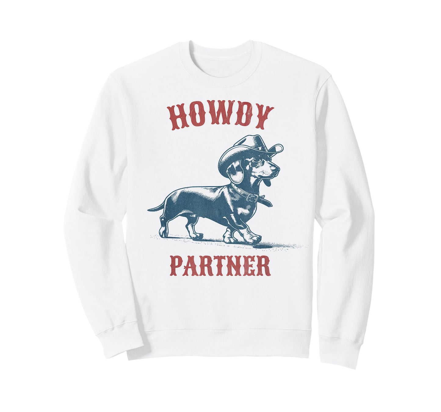 Howdy Partner - ready for Rodeo - Cowboy Weenie Dachshund T-Shirt