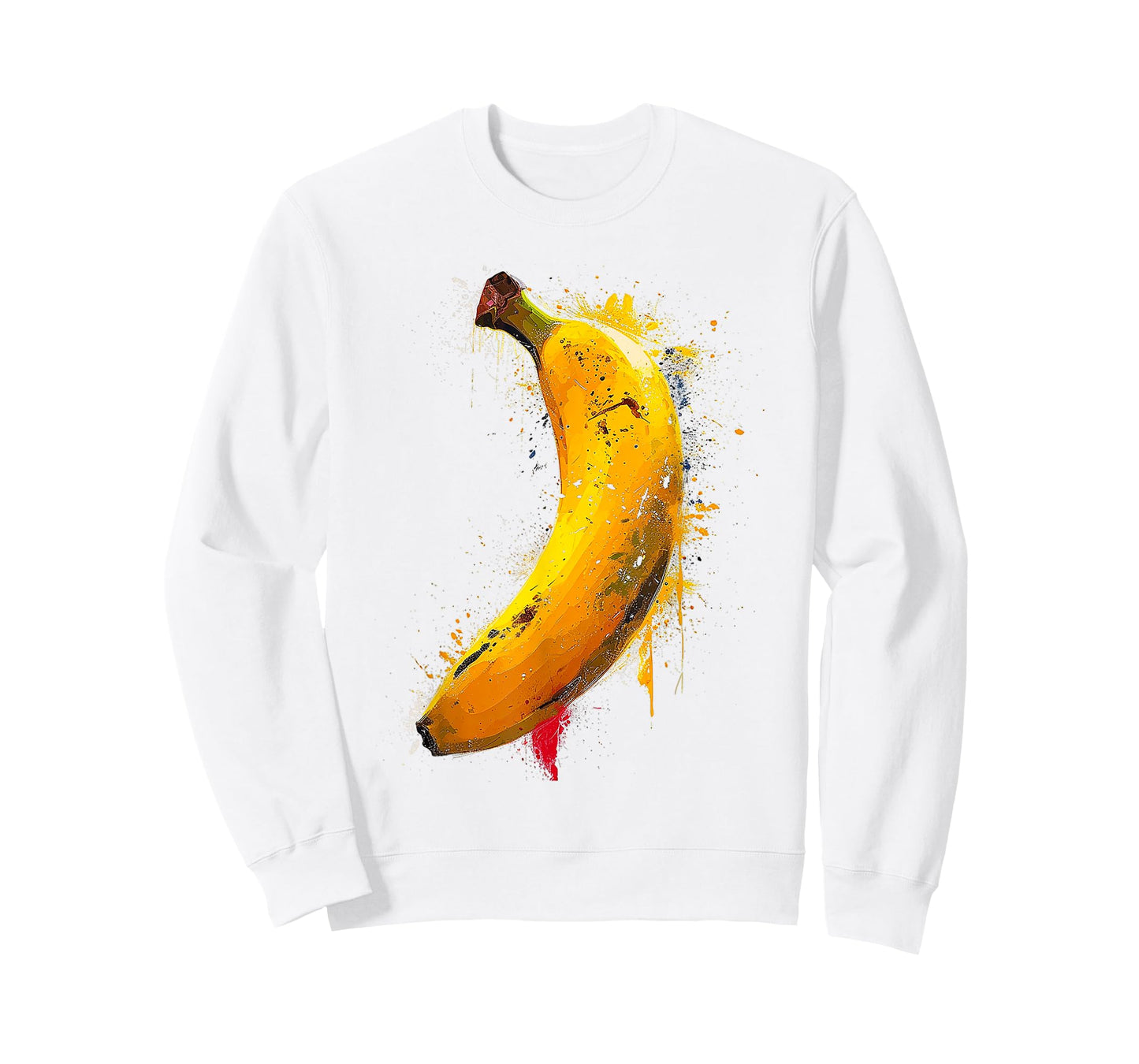 Banana Abstract Graphic Painting Art Fruit Banana T-Shirt