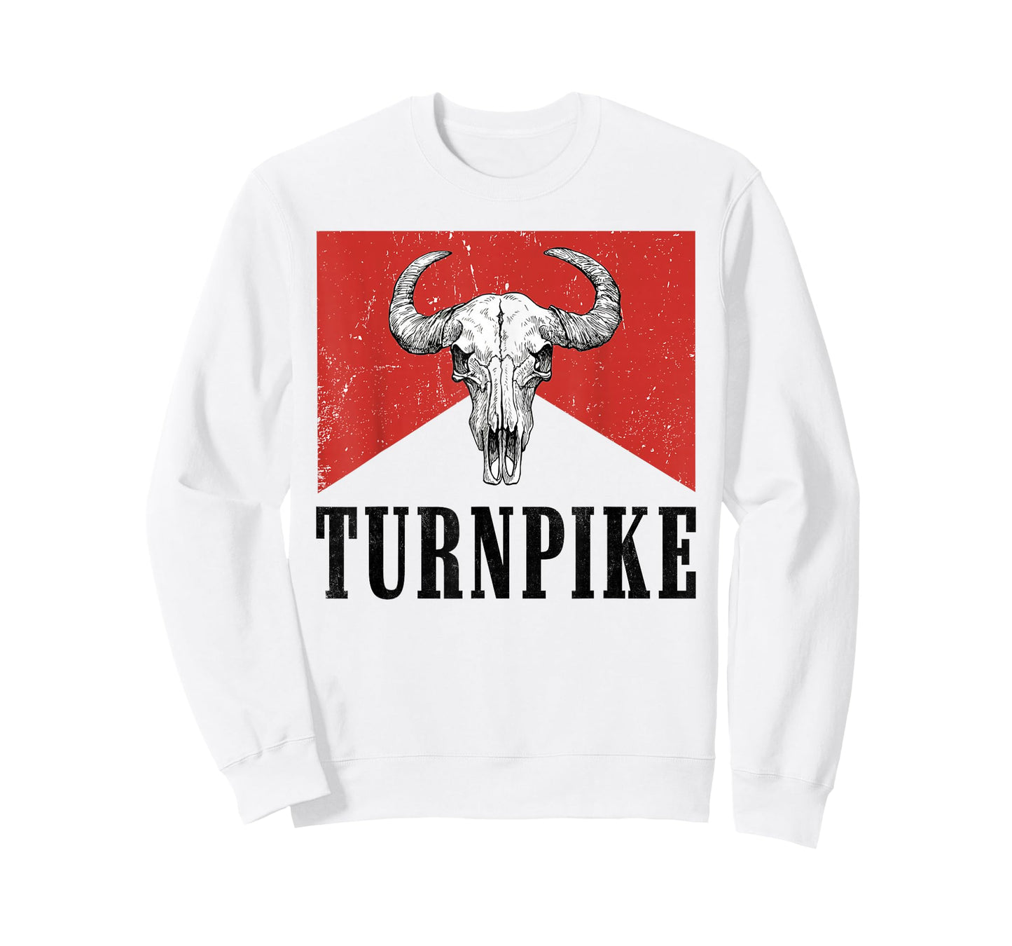 Turnpike Bull Skull Turnpike Western Country Turnpike Cowboy T-Shirt