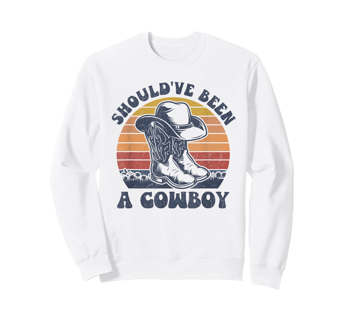 Vintage I Should Have Been A Cowboy Hat Western Life country T-Shirt
