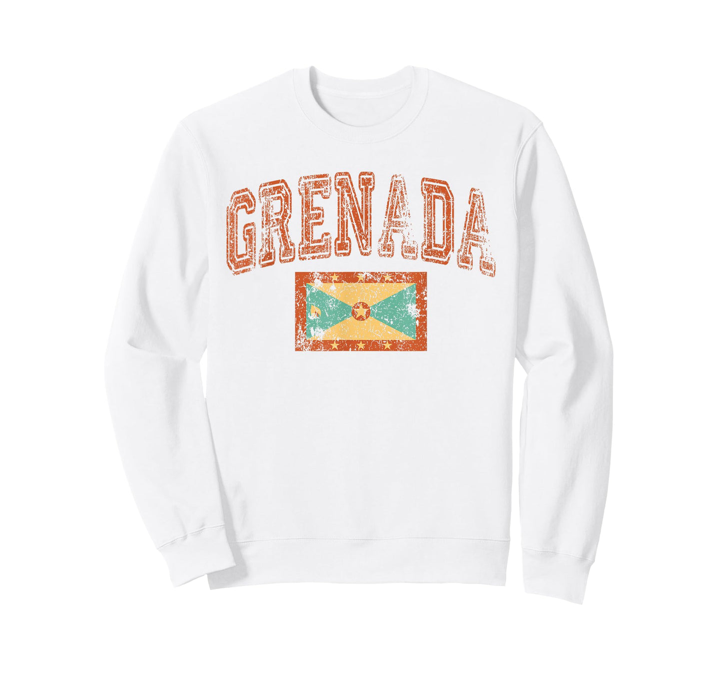 Vintage Retro Faded Grenada Flag Grenadian Pride T-Shirt