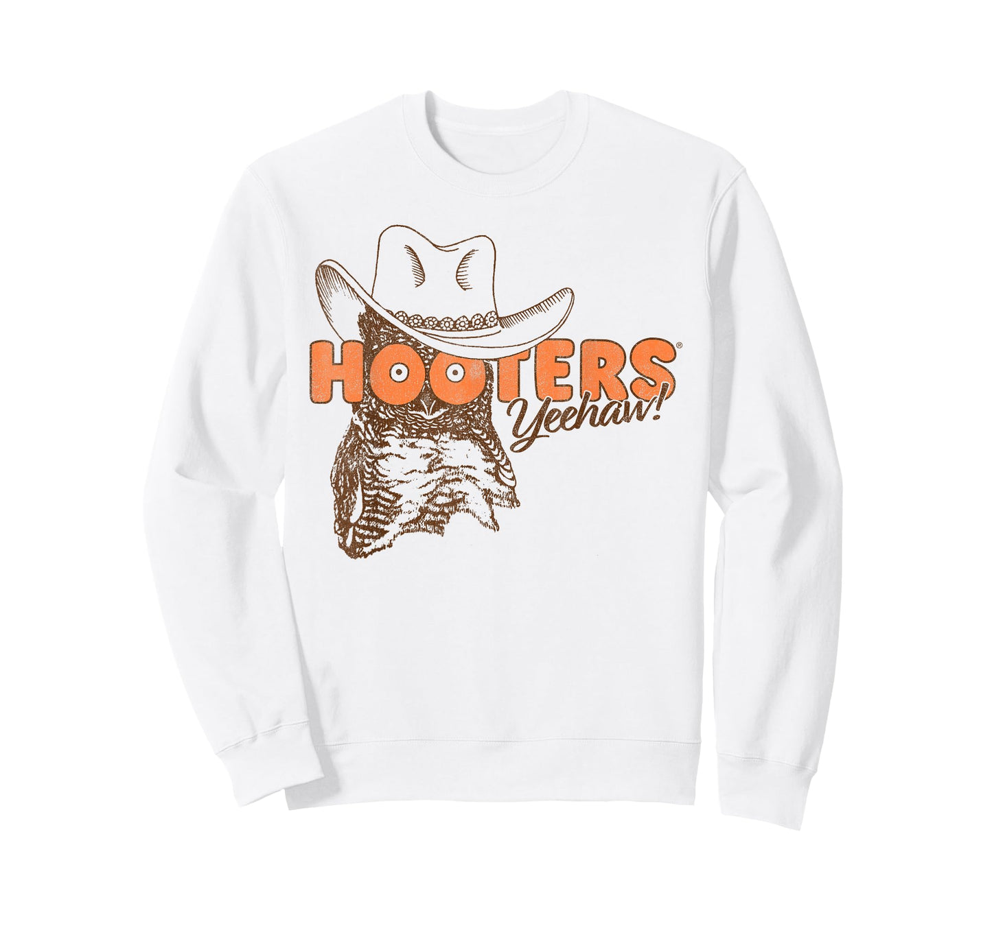 Hooters Hootie The Owl Yeehaw! Country Cowboy Logo Funny T-Shirt