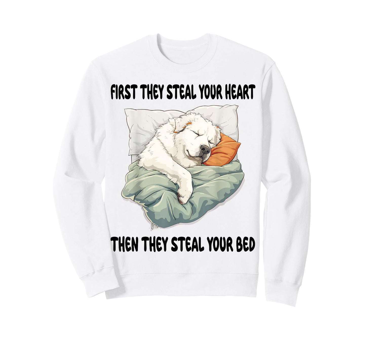 Great Pyrenees Sleeping Pajamas Nightgown T-Shirt
