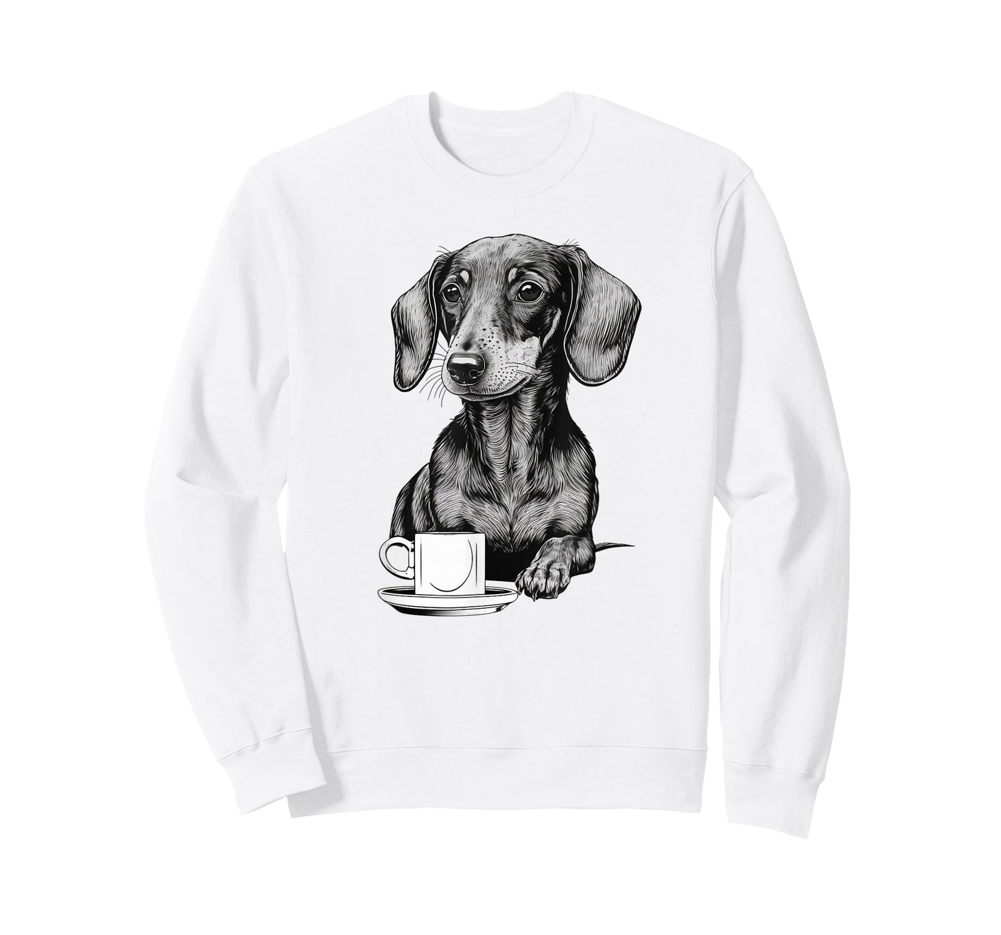 Dachshund Puppy Wiener with Coffee T-Shirt