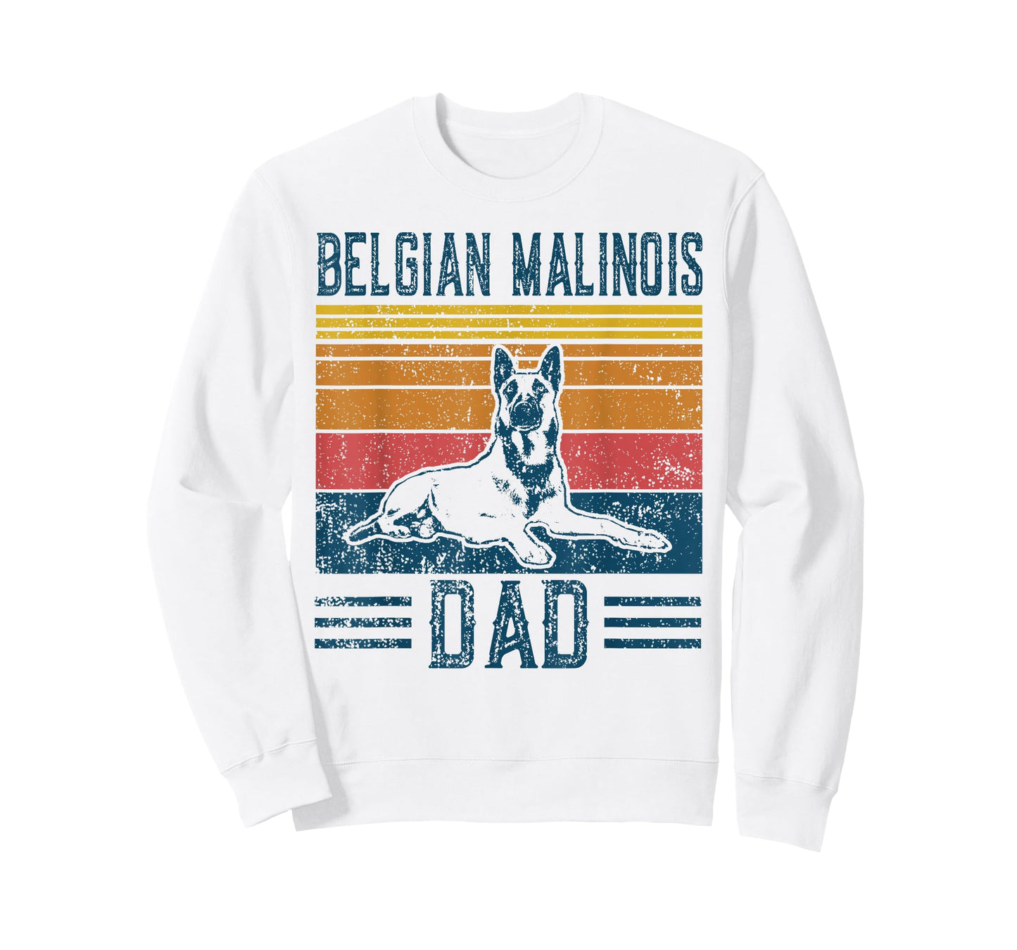 Dog | Belgian Shepherd Papa - Vintage Belgian Malinois Dad T-Shirt