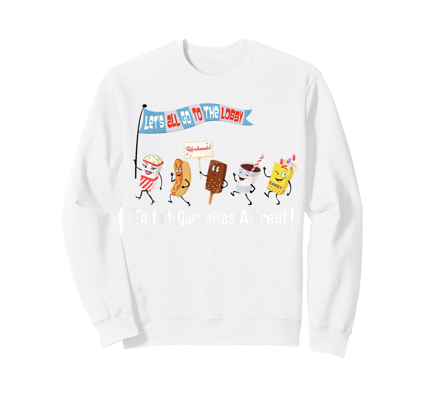 Let’s All Go to The Lobby Treat Retro Style tee Movie Funny T-Shirt