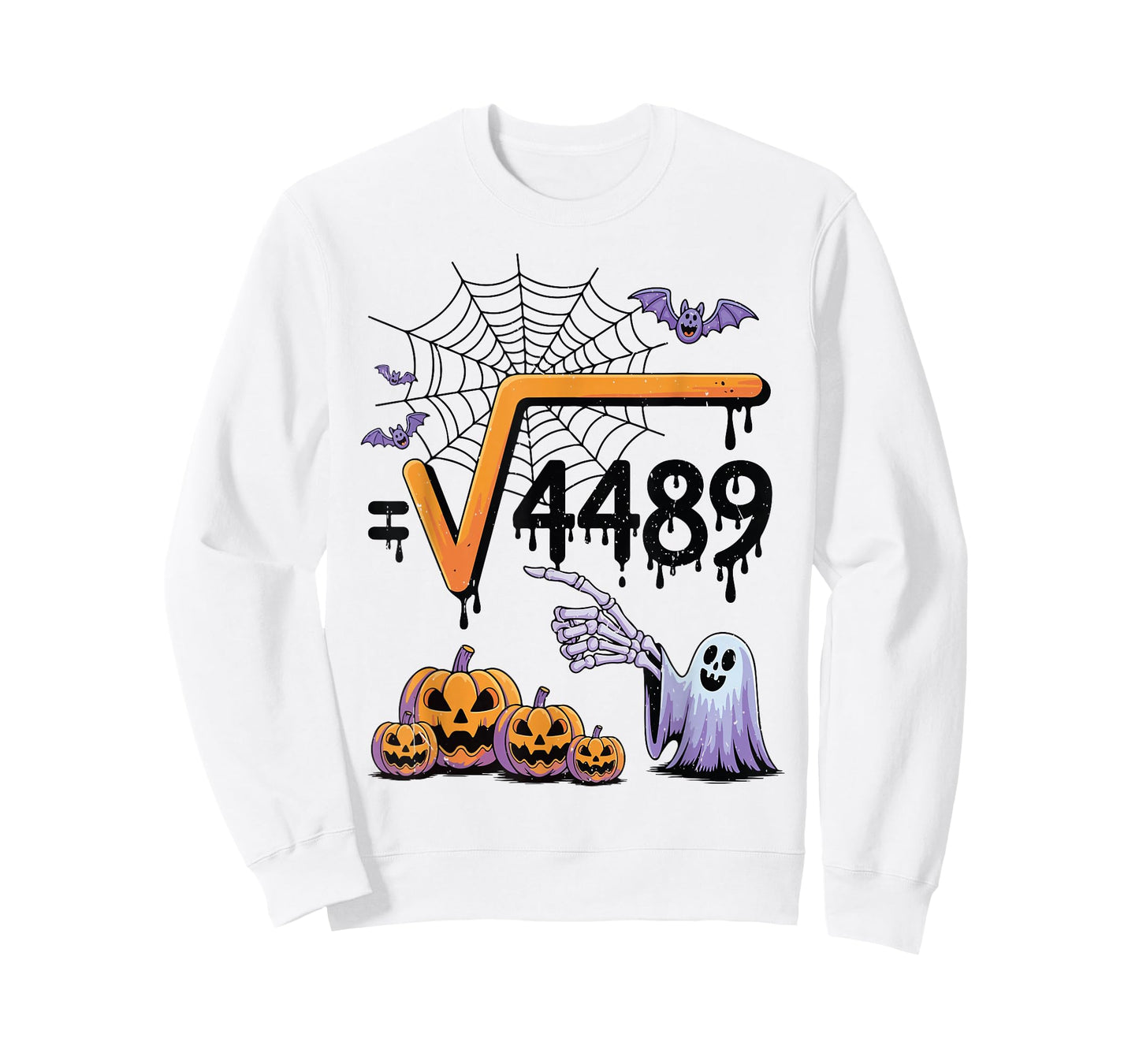 4489 Square Root 67 Math Teacher Halloween Costume Professor T-Shirt