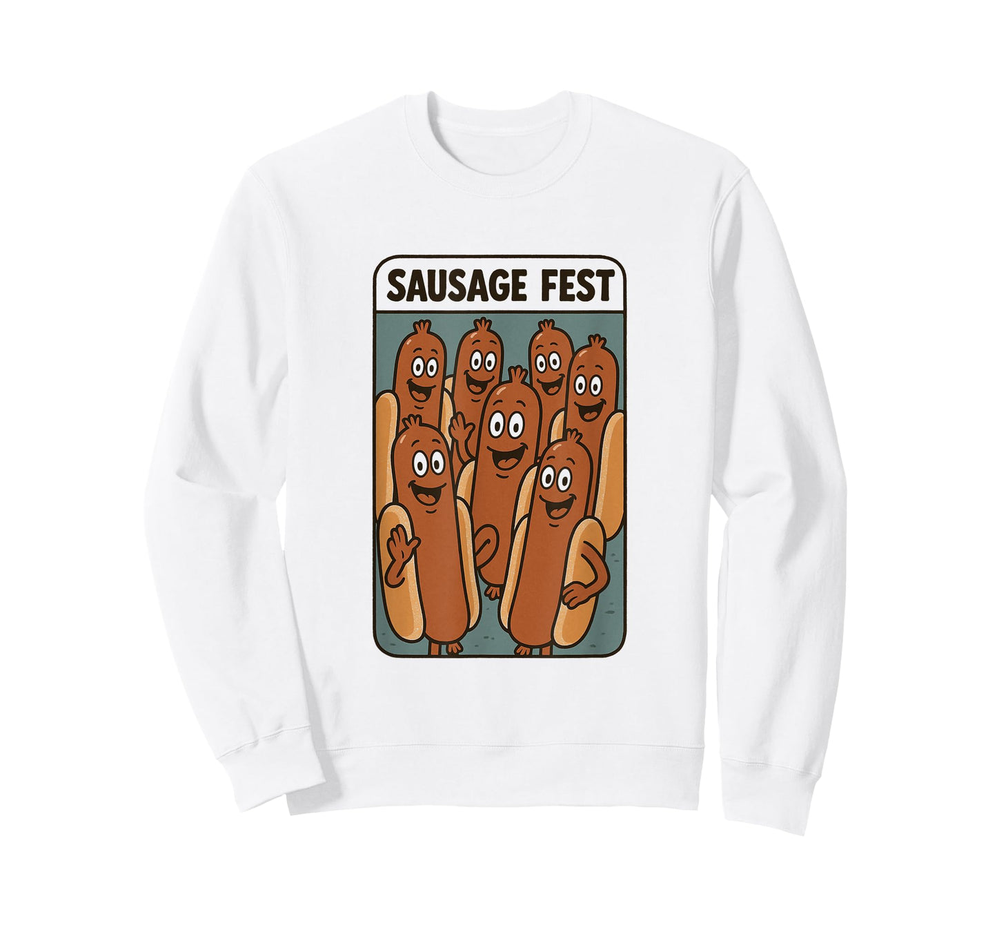 Funny Sausage Fest for Men | Hilarious Hot Dog Wiener Party T-Shirt