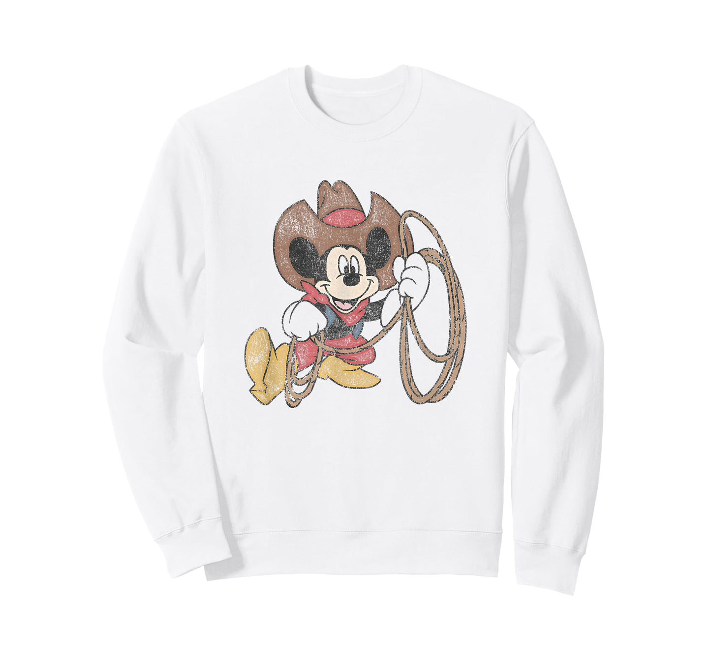 Disney Mickey And Friends Vintage Cowboy Western Mickey T-Shirt