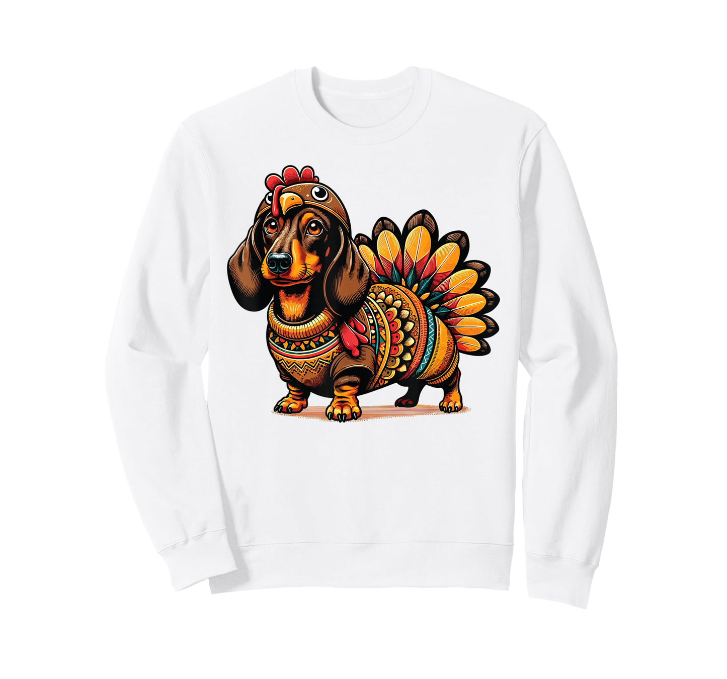 Dachshund Dog Weiner Turkey Costume T-Shirt
