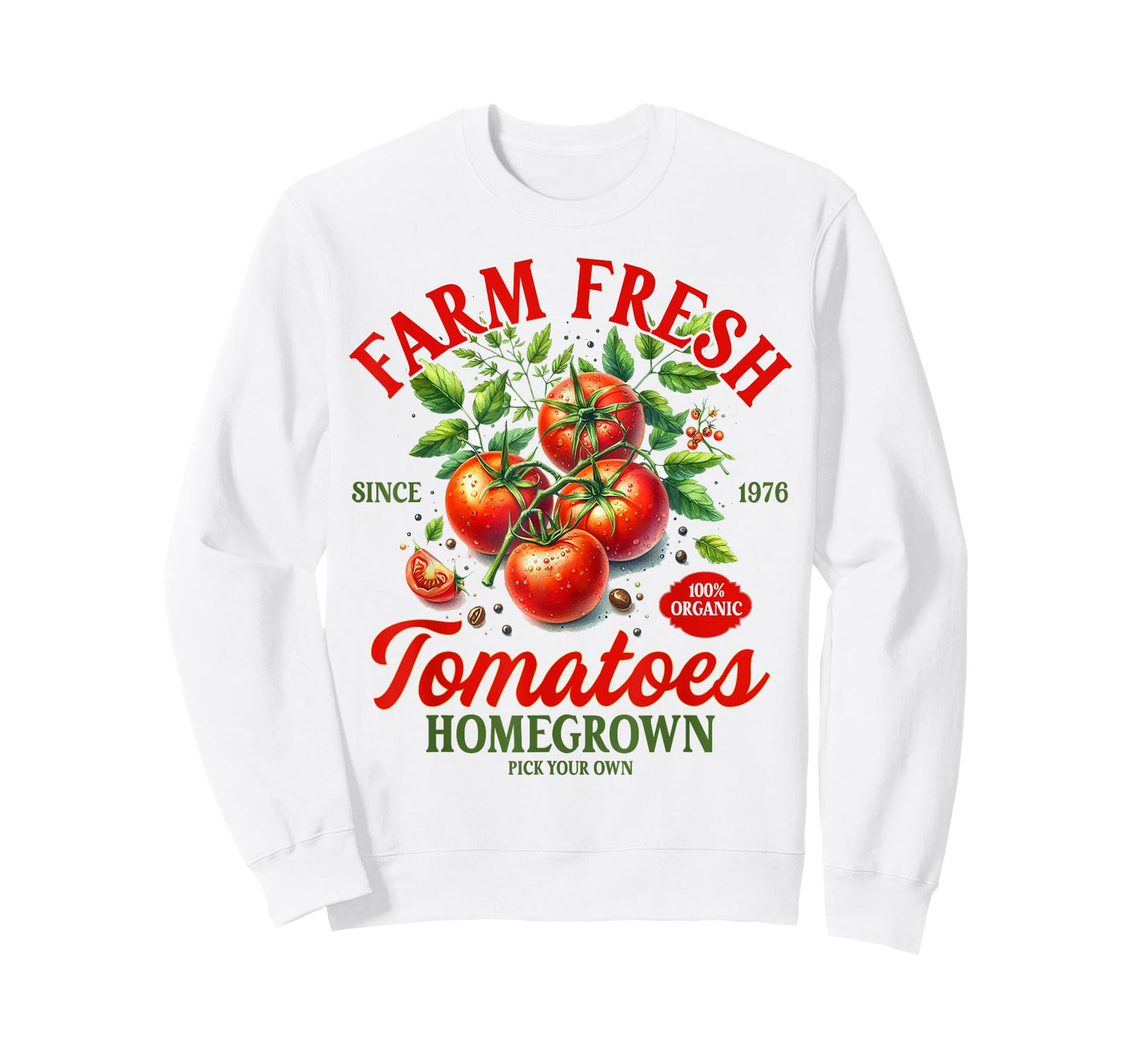 Tomato Farmer Gardening Farm A Fresh Tomatoes Homegrown T-Shirt