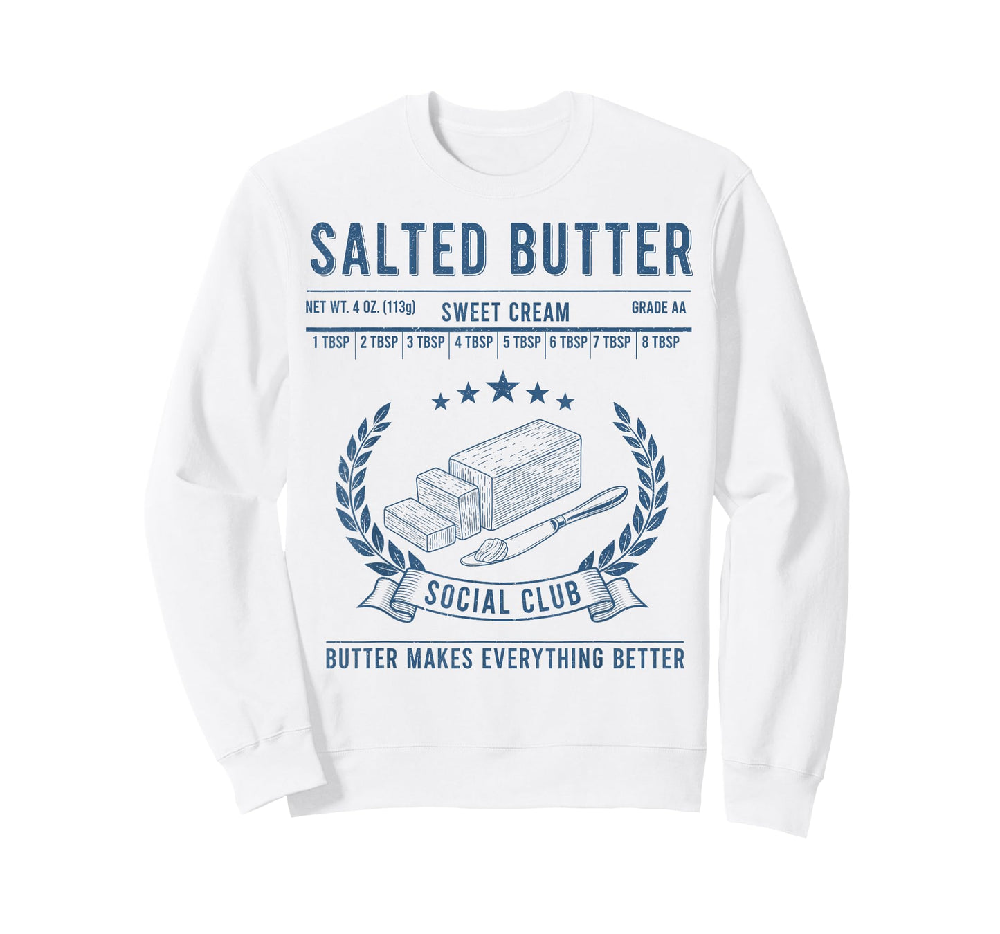 Vintage Salted Butter Social Club Butter Lover Sweet Cream T-Shirt