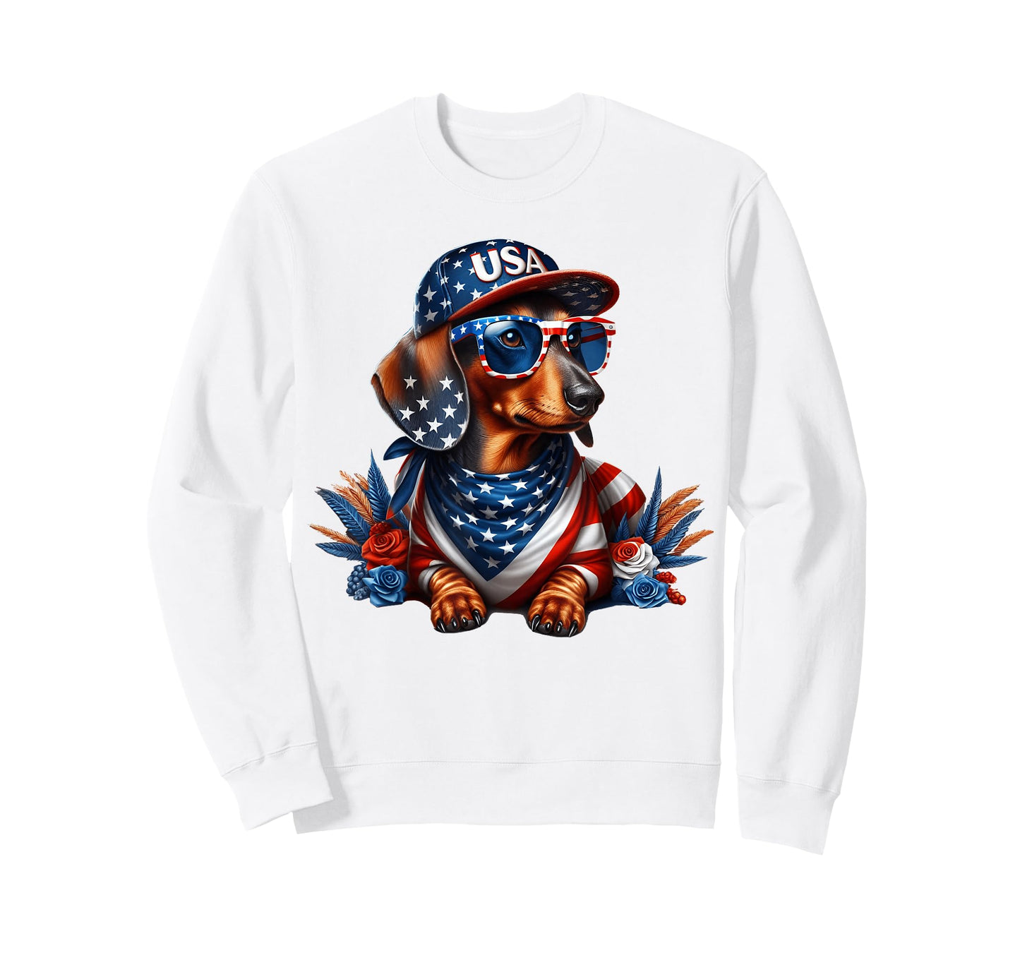 Dachshund 4th of July Patriotic Dog Dachshund Fourth of July T-Shirt