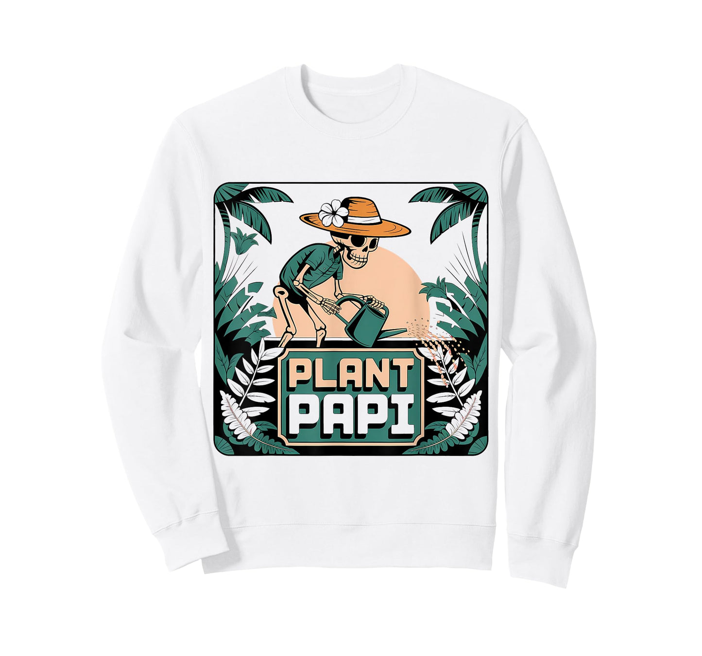 Plant Papi Daddy Gardener Happy Halloween Funny Men Women T-Shirt