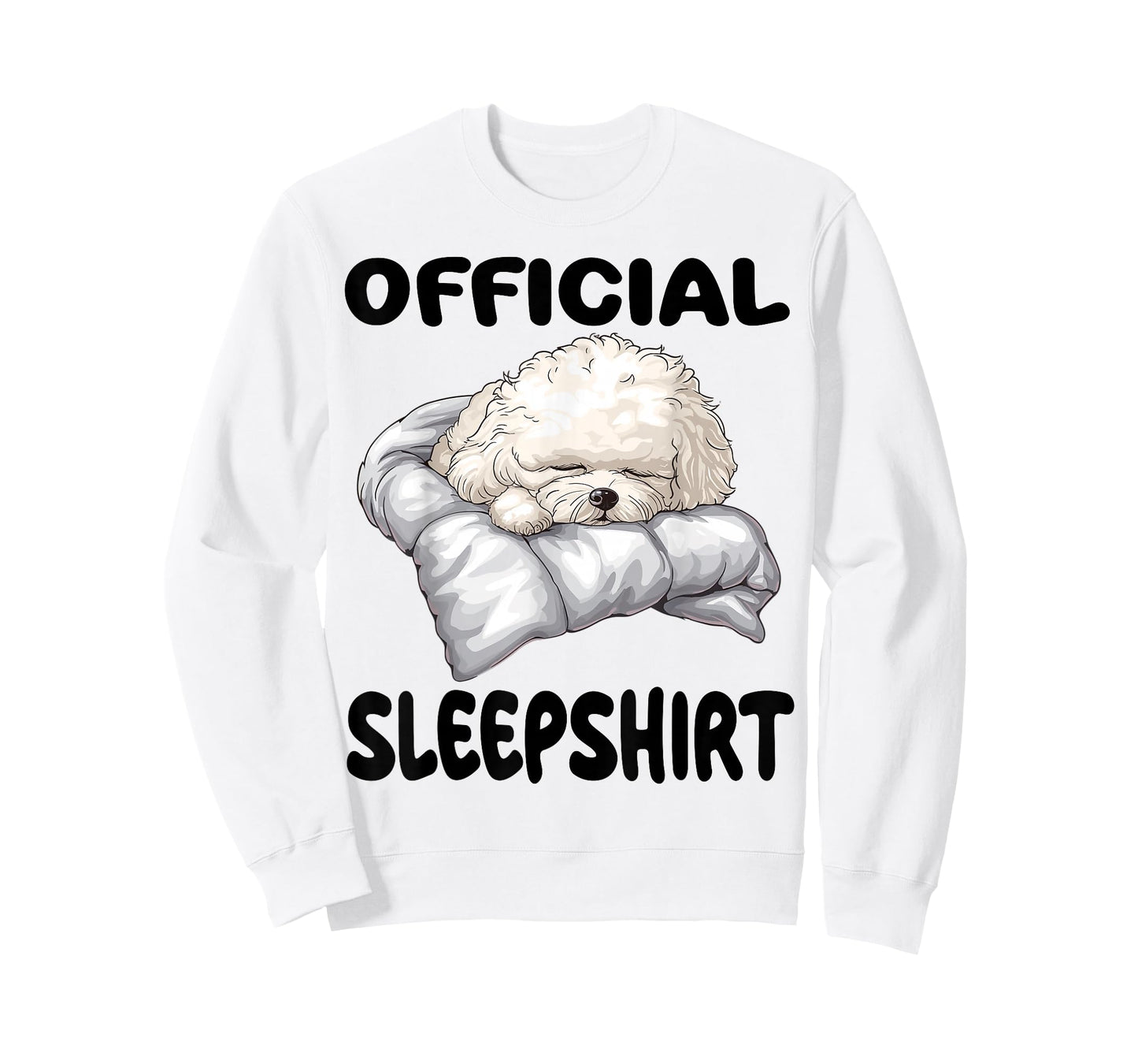 Bichon Frise Dog Official Sleepshirt Pajamas Nightgown T-Shirt