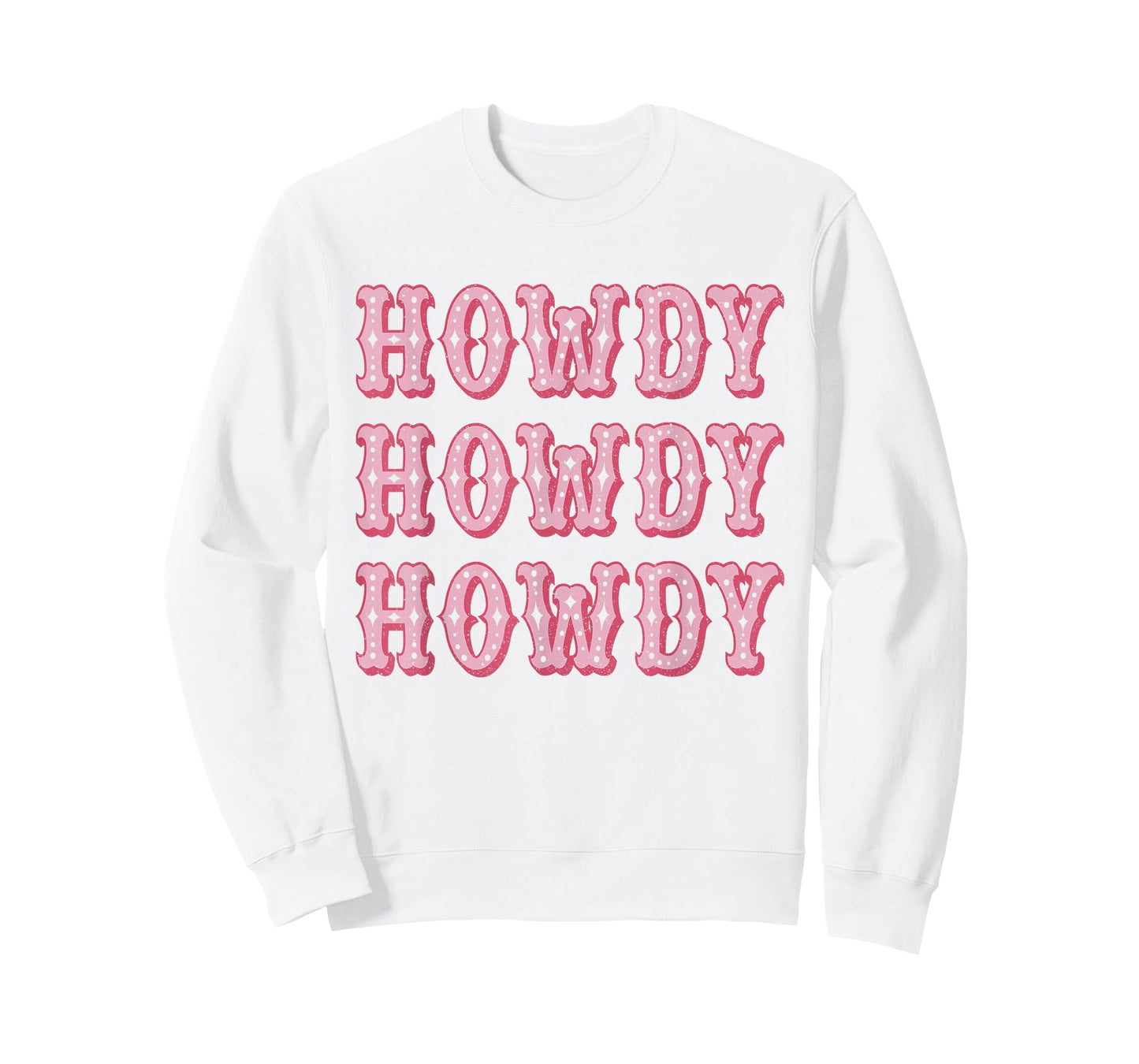 Vintage White Howdy Rodeo Western Country Southern Cowgirl T-Shirt
