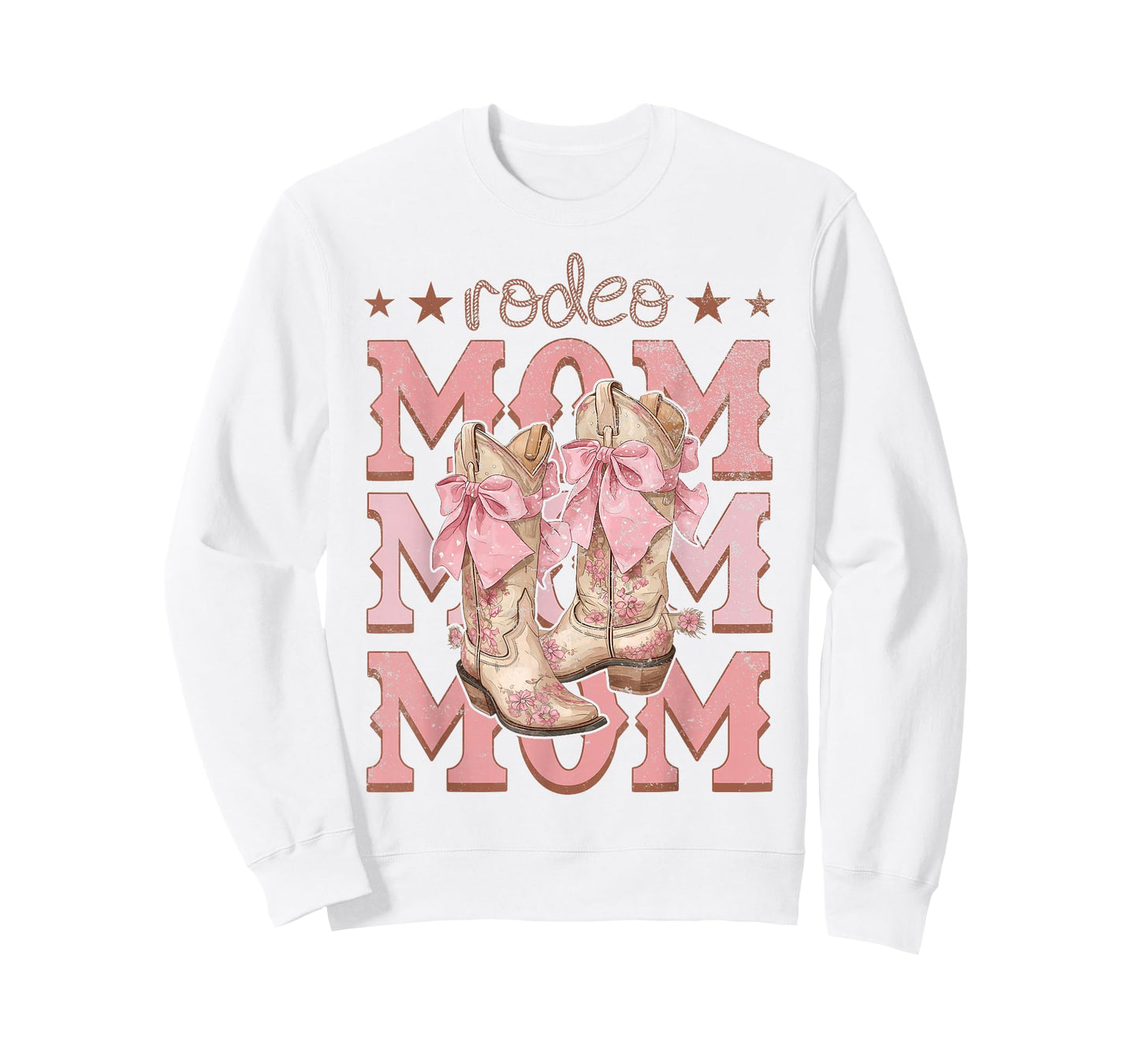Rodeo Mom Pink Boots Coquette Cow-Girl Birthday Party T-Shirt