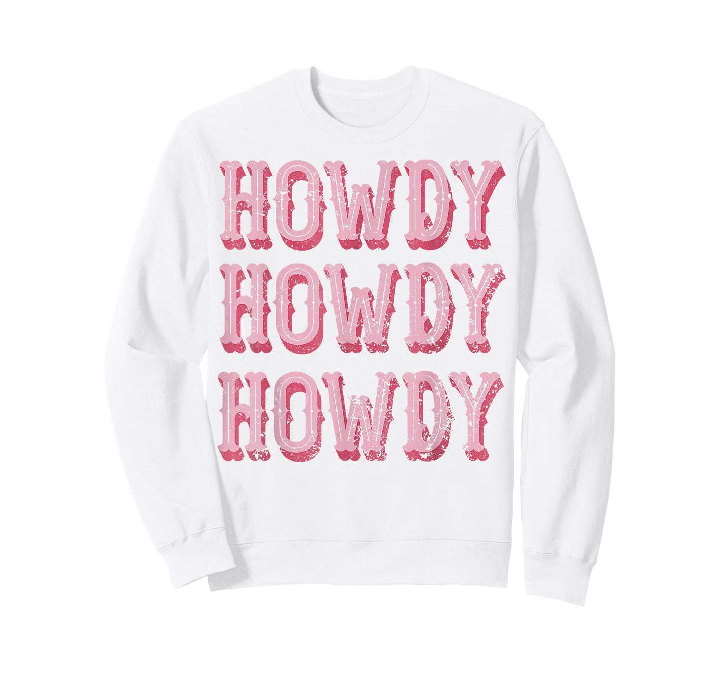 Vintage White Howdy Rodeo Western Country Southern Cowgirl T-Shirt