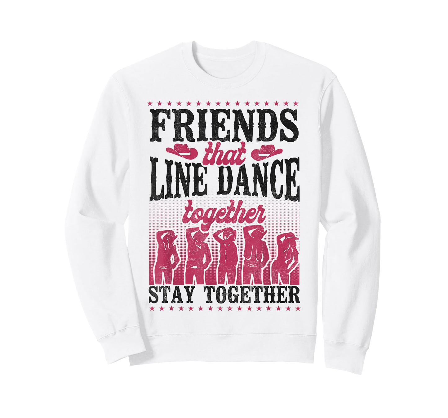 Line Dancing Dance Teacher Friends Buddies Besties Friends T-Shirt