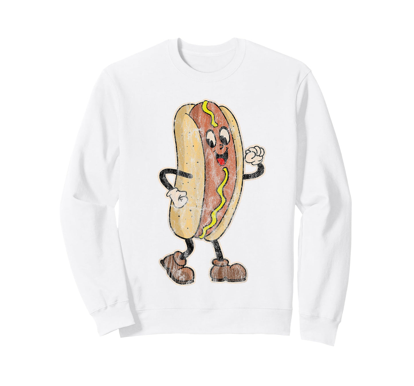 Distressed Walking Drive in Movie Hot Dog T-Shirt