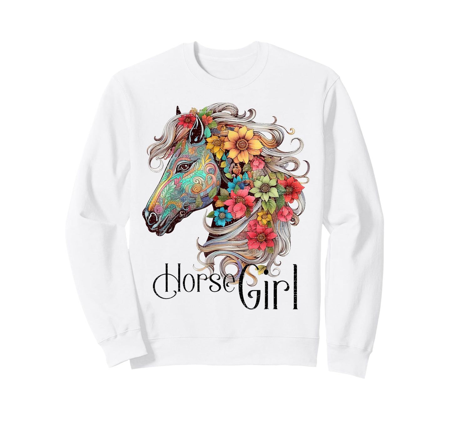 Horse Girl - Just A Girl Who Loves Horses, Horseback Riding T-Shirt
