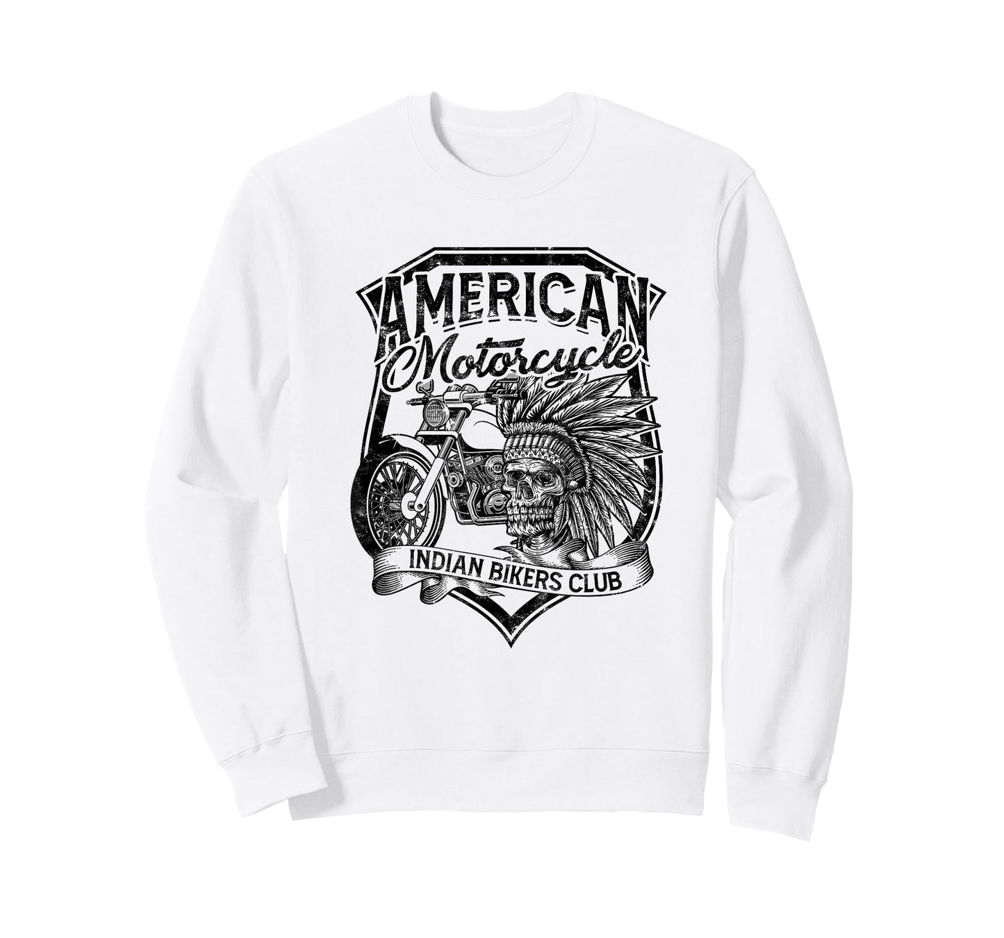 American Motorcycle Indian bikers club - Native american T-Shirt