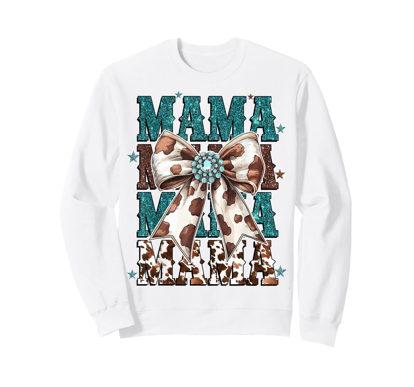 Mama Mom Western Family Matching Birthday Cowboy Cowgirl T-Shirt