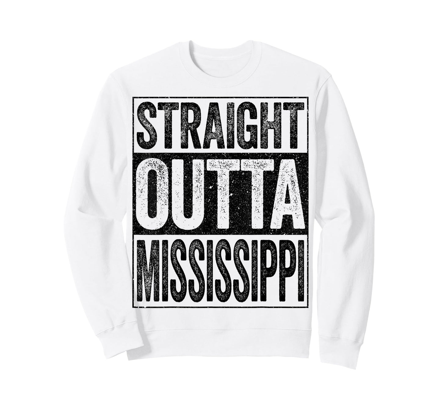 Straight Outta Mississippi Shirt Men Women Kids MS State T-Shirt