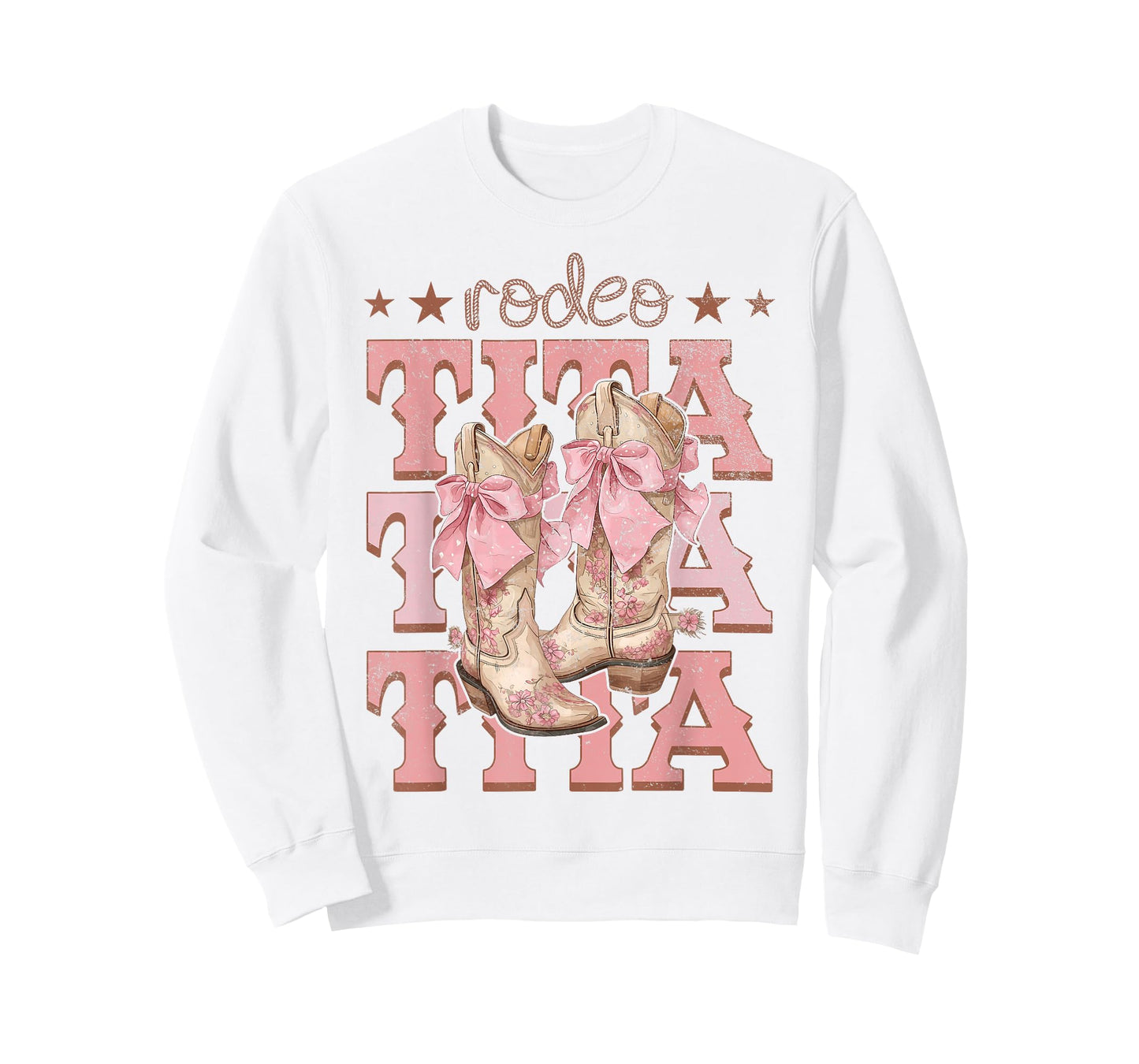 Rodeo Tita Pink Boots Coquette Cow-Girl Birthday Party T-Shirt