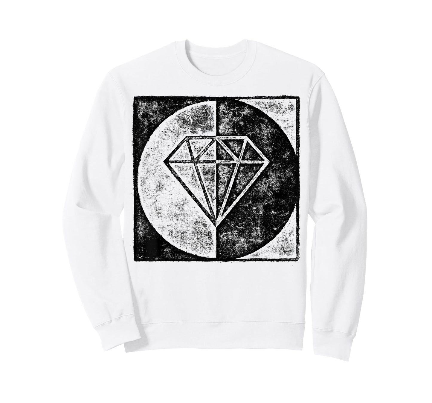 Black And White Rough Diamond T-Shirt