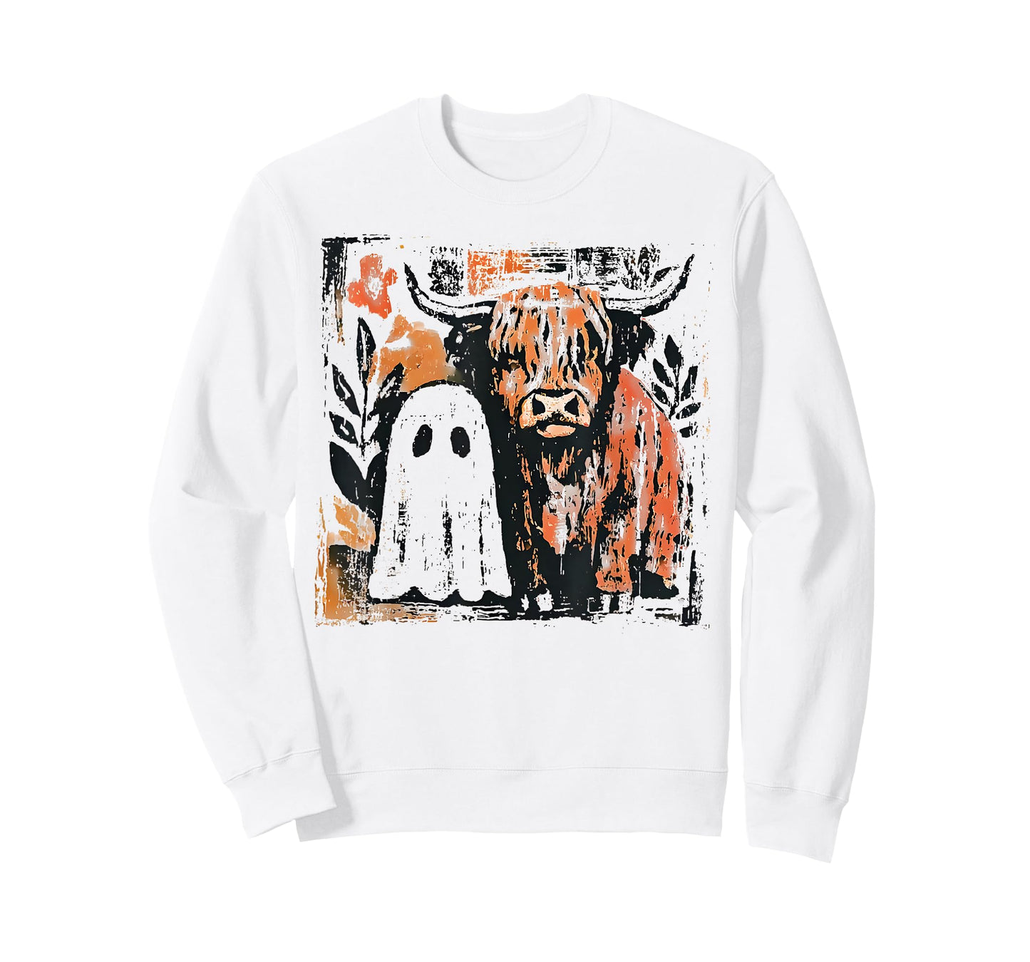 Haunting Until The Cows Come Home Ghost and Cow Halloween T-Shirt
