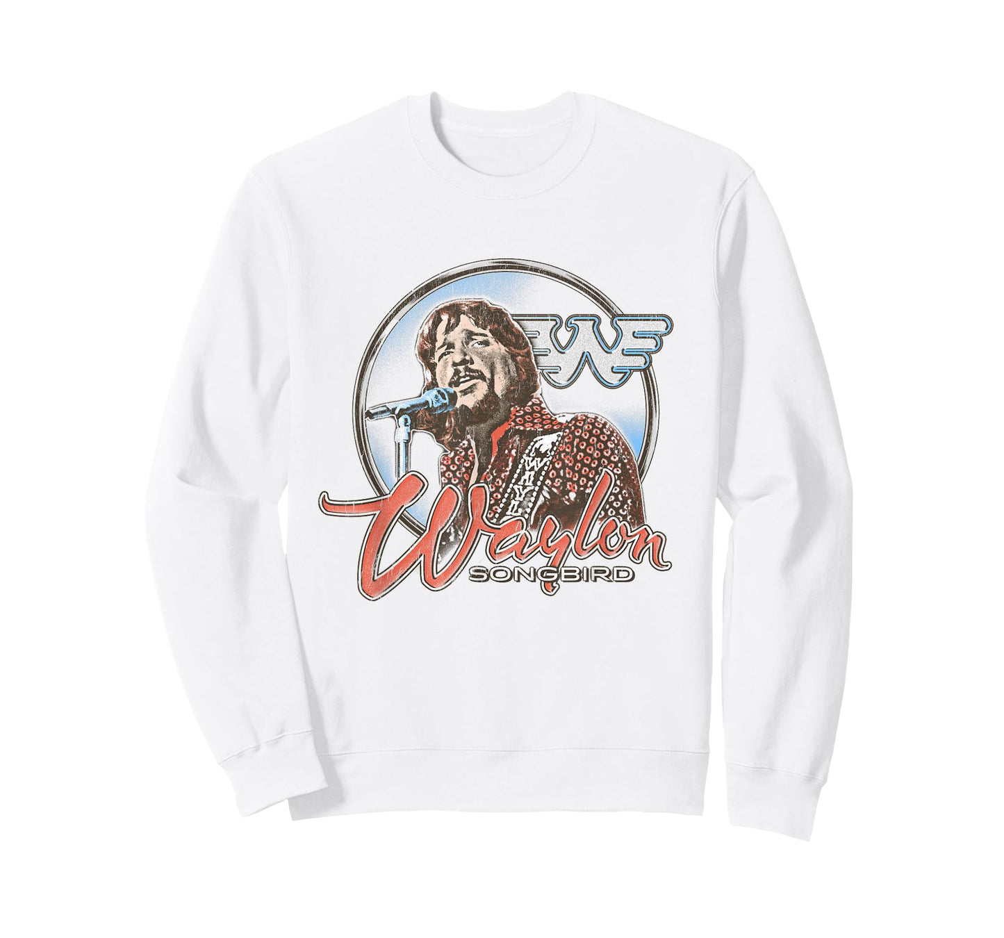 Waylon Jennings - Official Merchandise - Vintage Songbird T-Shirt