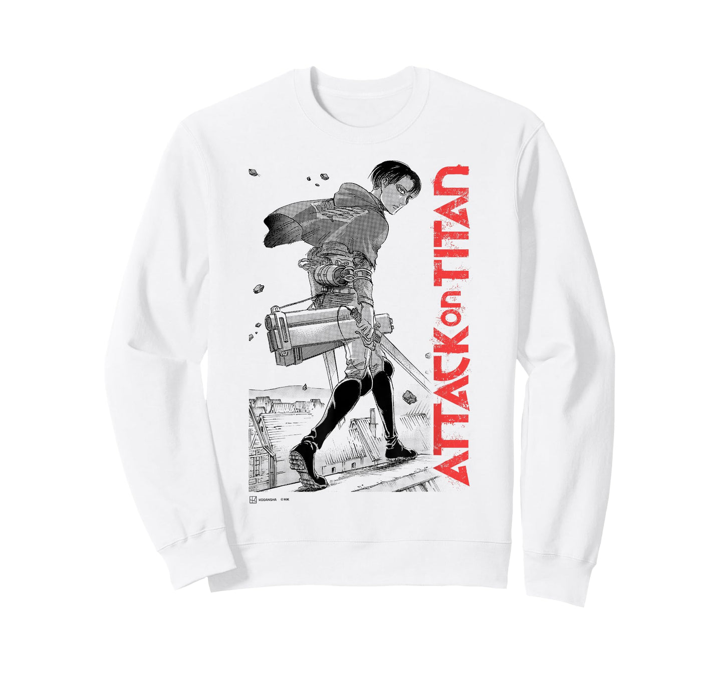 Attack on Titan Levi Ackerman Japanese Manga Epic Portrait T-Shirt