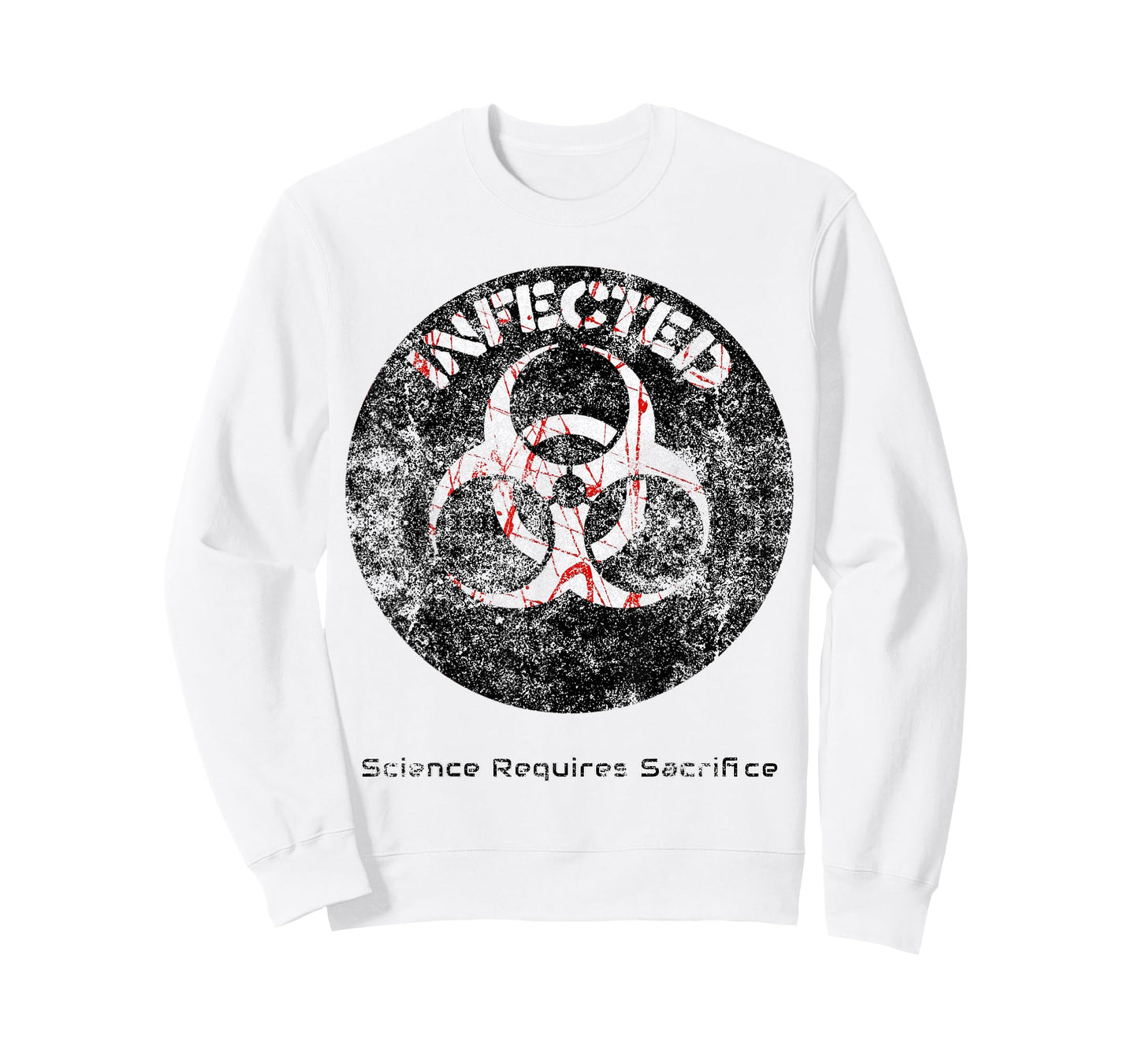 Infected Doomsday Biohazard Science Teacher Halloween Men Women Kids T-Shirt