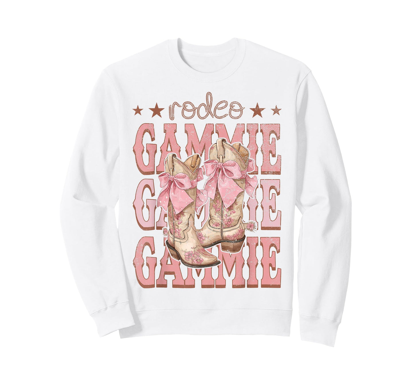 Rodeo Gammie Pink Boots Coquette Cow-Girl Birthday Party T-Shirt