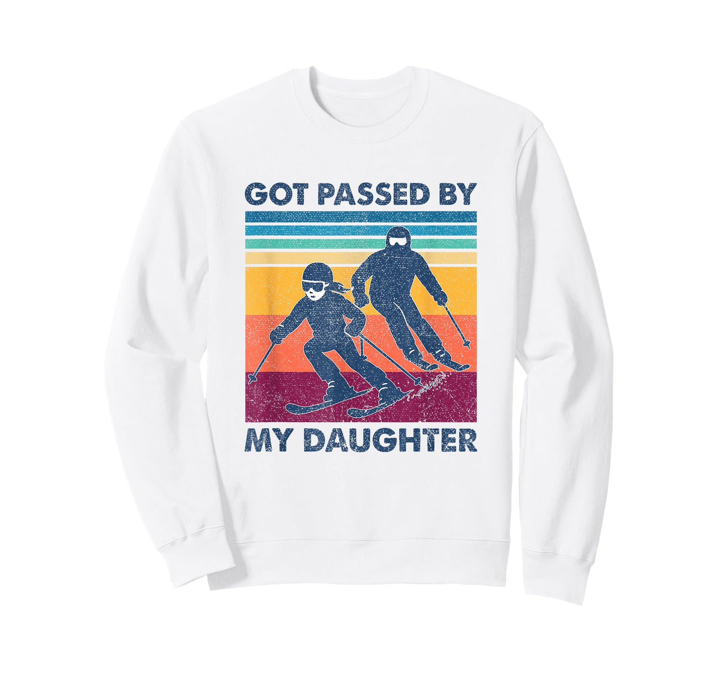 Got Passed by My Daughter Funny Skiing T-Shirt