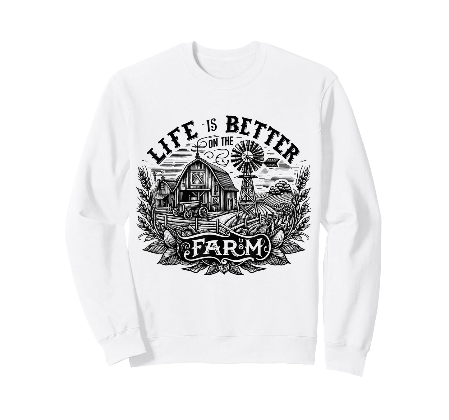 Funny Farming Life is Better On The Farm Farm Lover T-Shirt