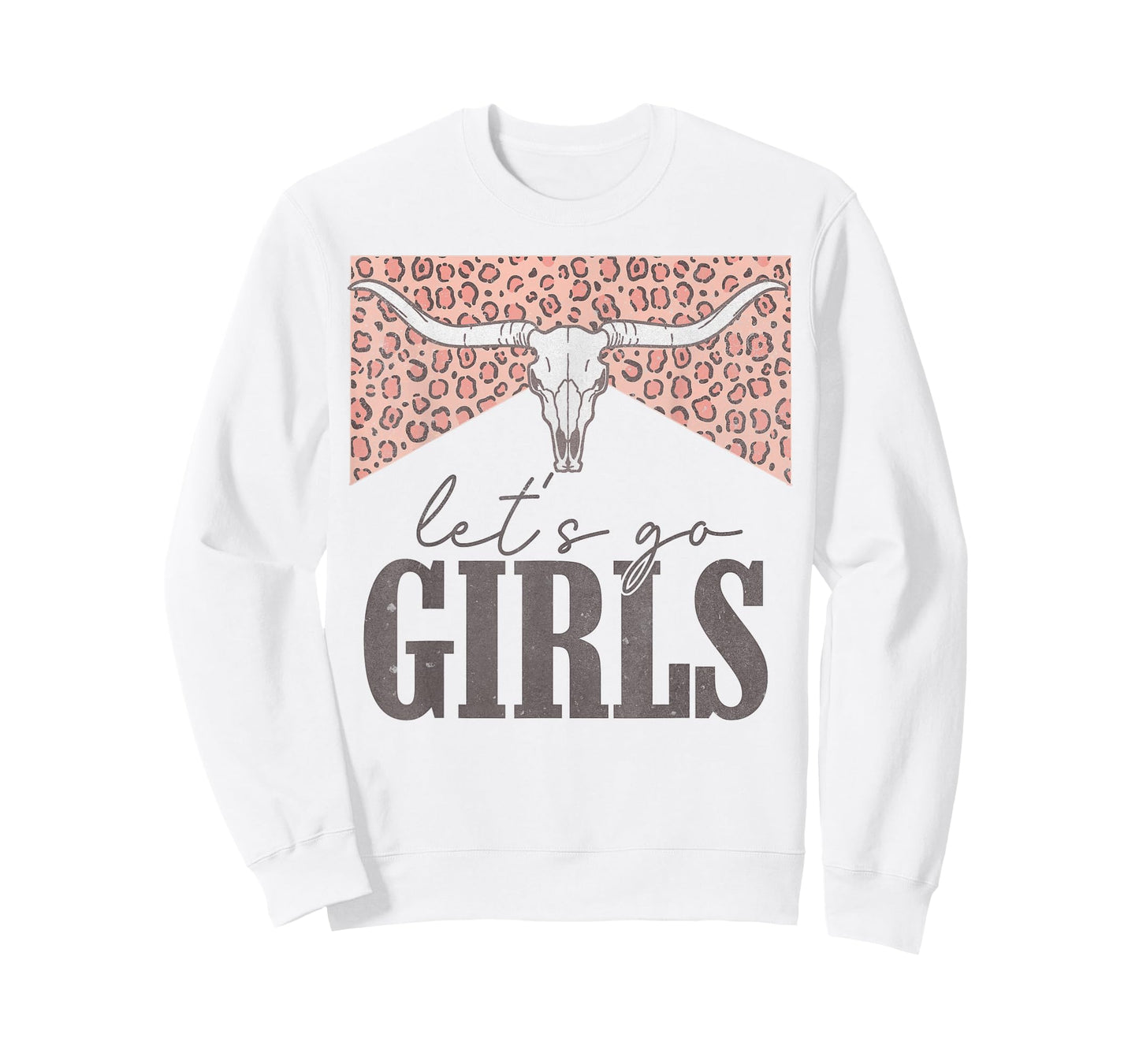 Let's Go Girls Vintage Leopard Western Rode Country Cowgirls T-Shirt
