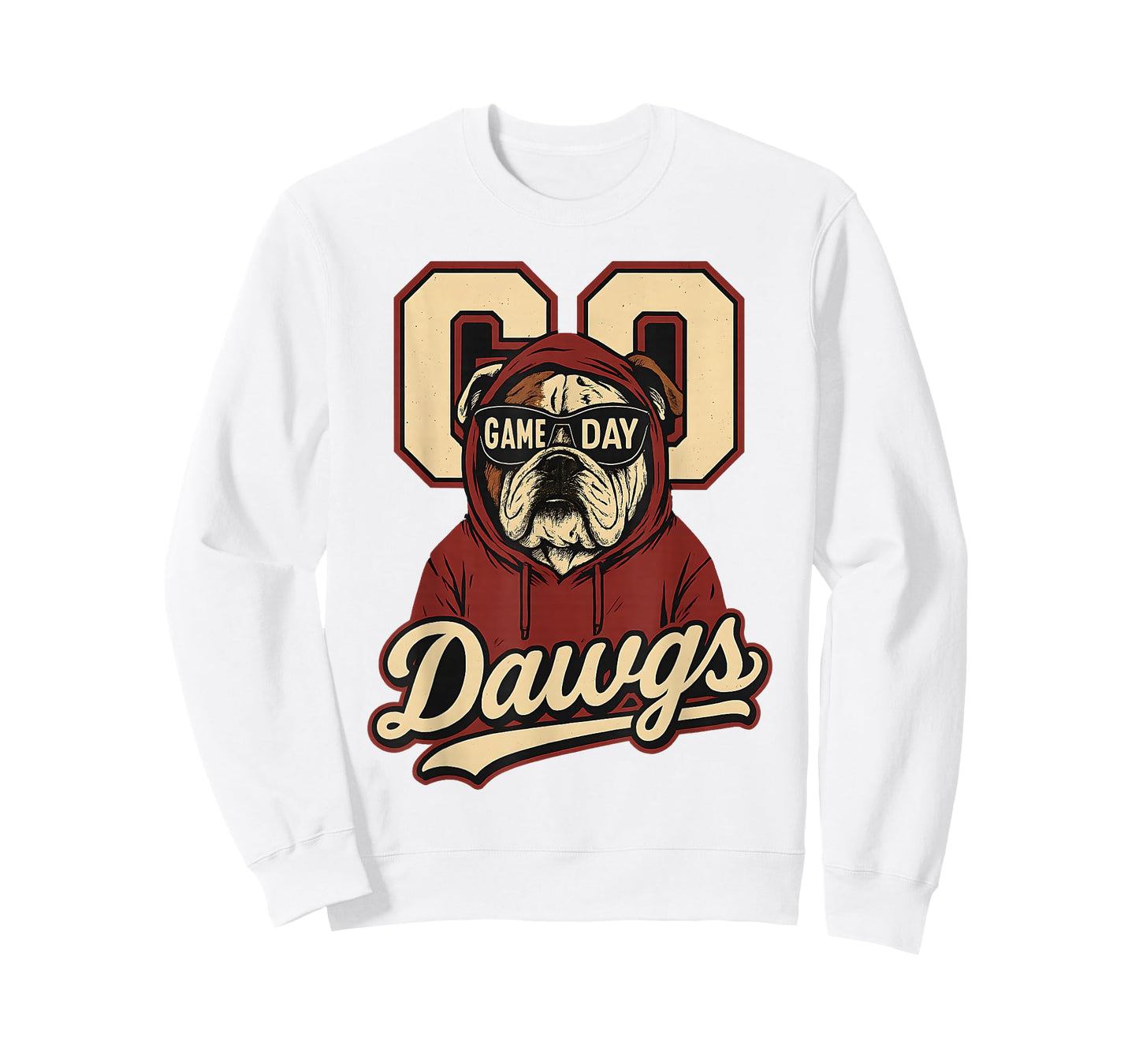 Bulldogs Graphic Go Dawg Men Women Kid Boy Girl T-Shirt