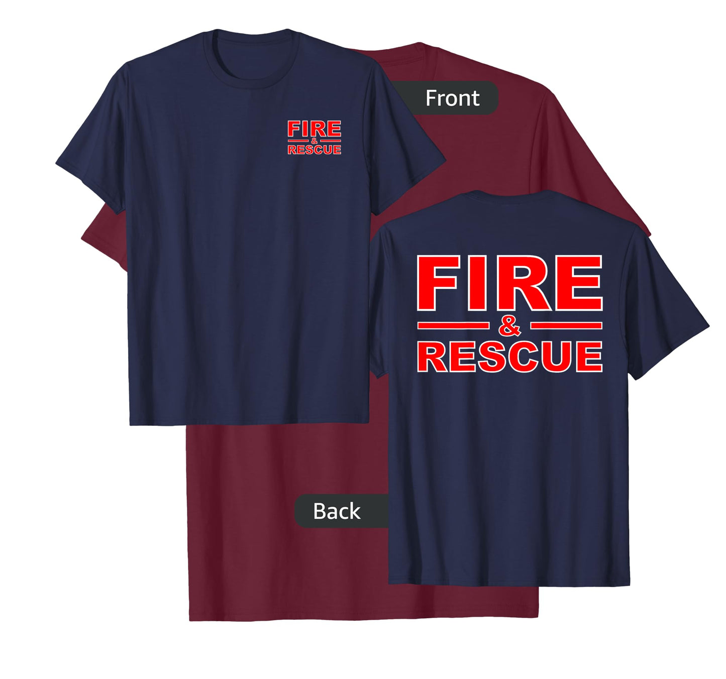 FIRE Rescue FIRE Fighter Fireman Kids Youth Adult Boys Girls T-Shirt