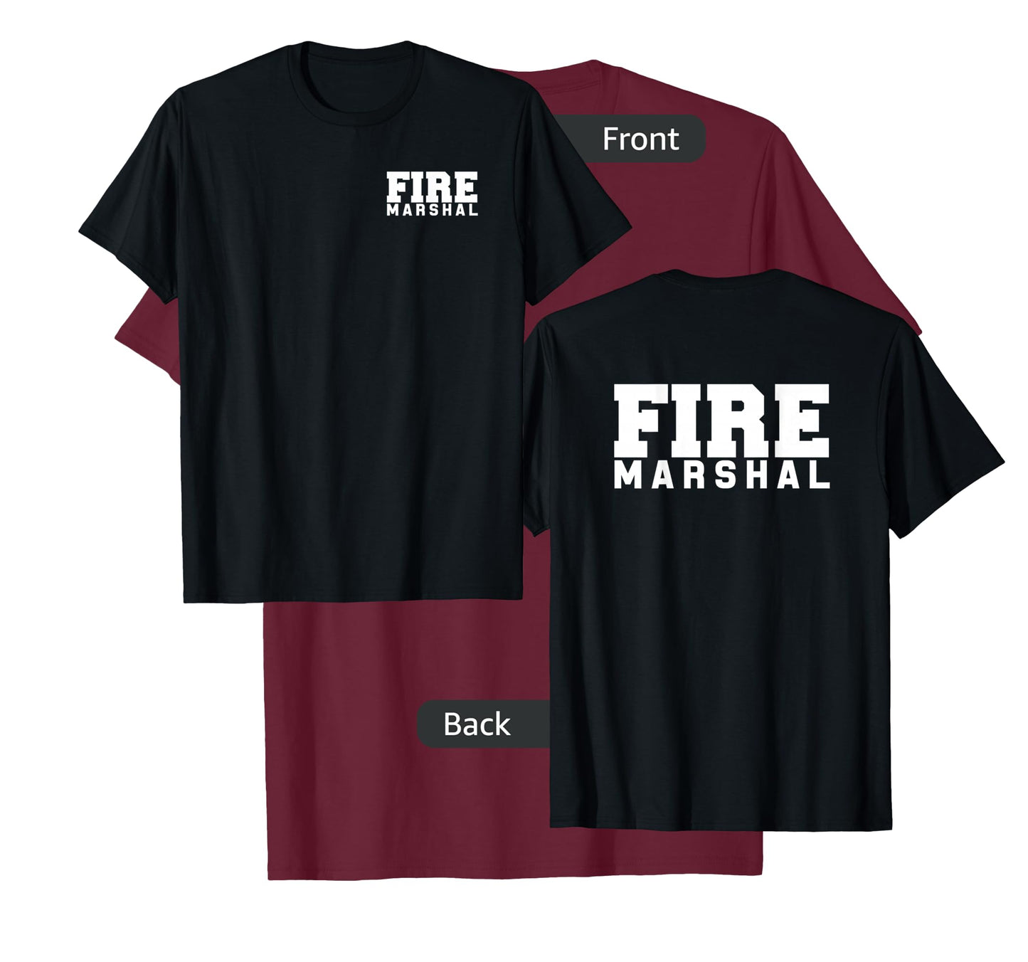 Fire Marshal Commissioner Firefighters Investigators Duty T-Shirt