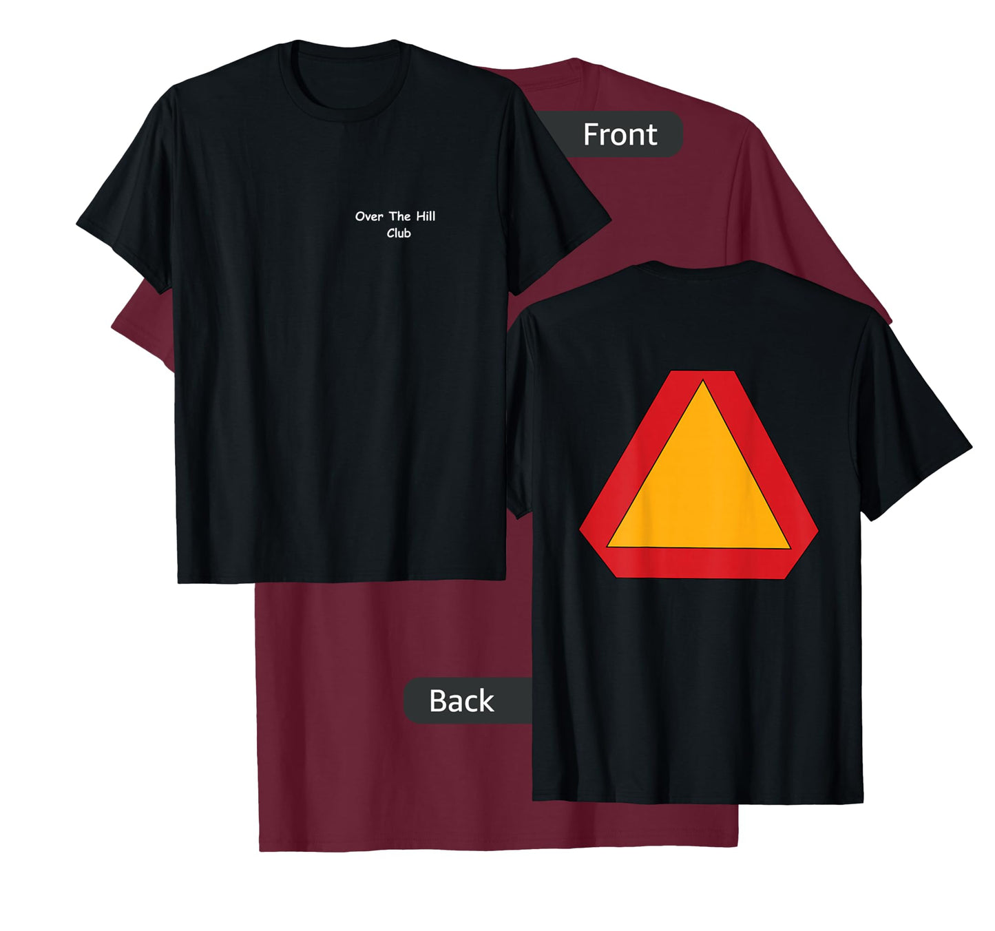 Over The Hill Shirts Slow Moving Vehicle T Shirt T-Shirt