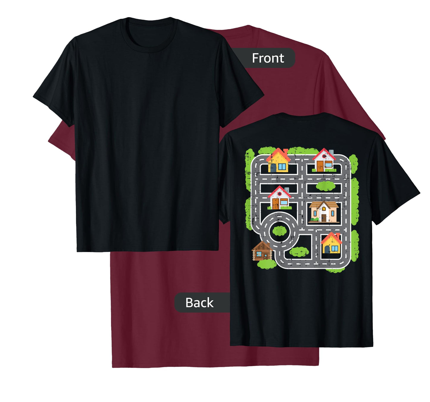 Play Cars On Daddys Back Fathers Day Gift Dad Massage T-Shirt