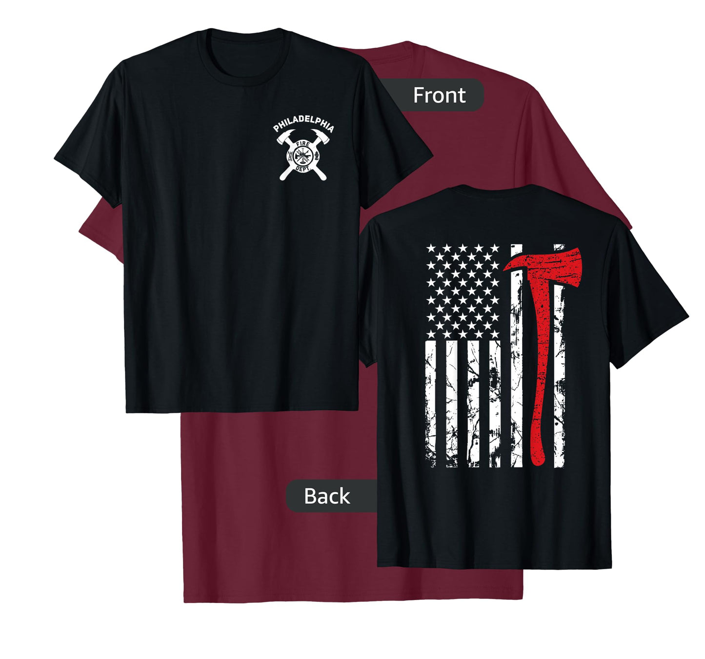 City Of Philadelphia Fire Department Penn Firefighter T-Shirt