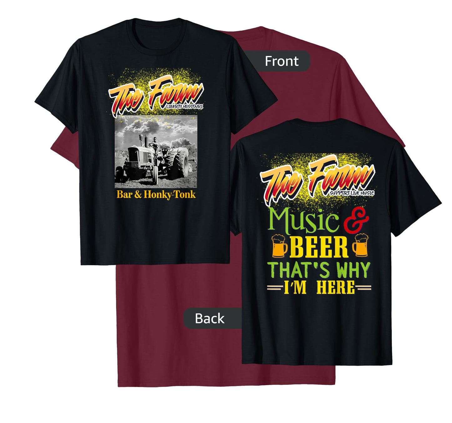 The Farm Liberty Missouri USA Live Music Bar Honky-tonk #1 T-Shirt