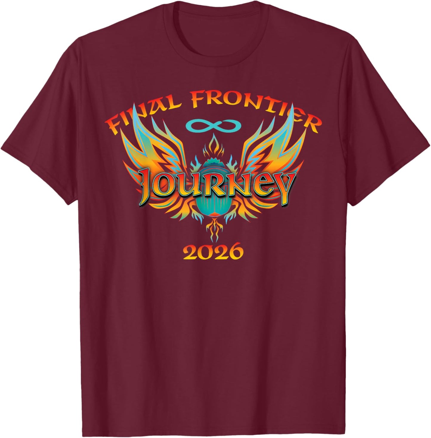 Journey Final Frontier 2026 T-Shirt - T-Shirt | Maroon