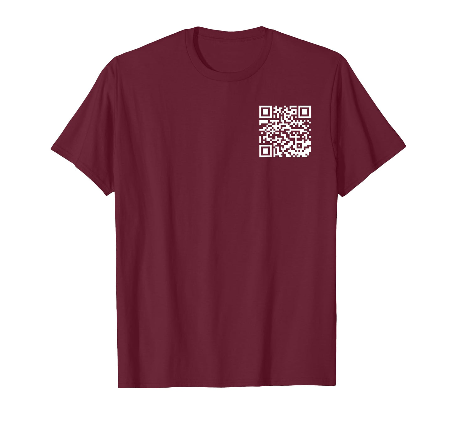 (2 SIDES) Funny QR Fck You Code Middle Finger Sarcasm Saying T-Shirt