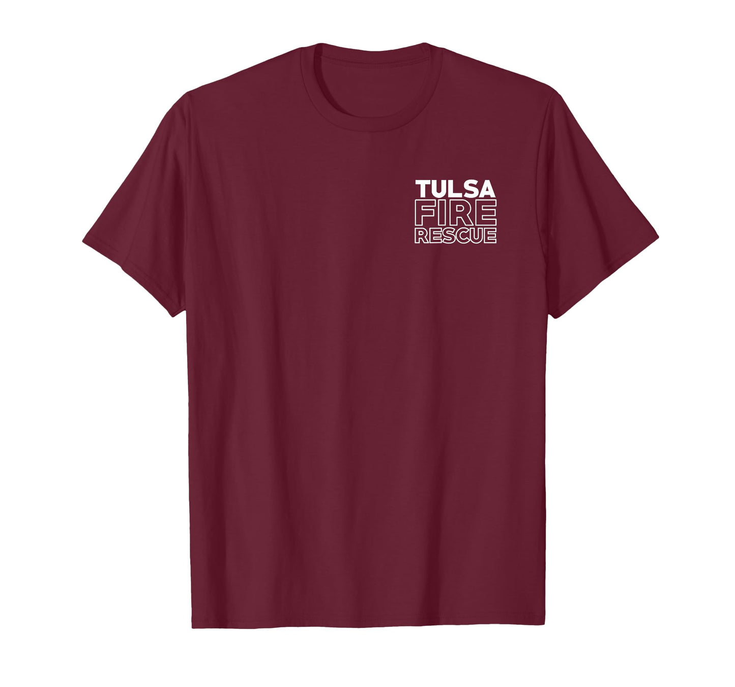City of Tulsa Fire Rescue Oklahoma Firefighter T-Shirt T-Shirt