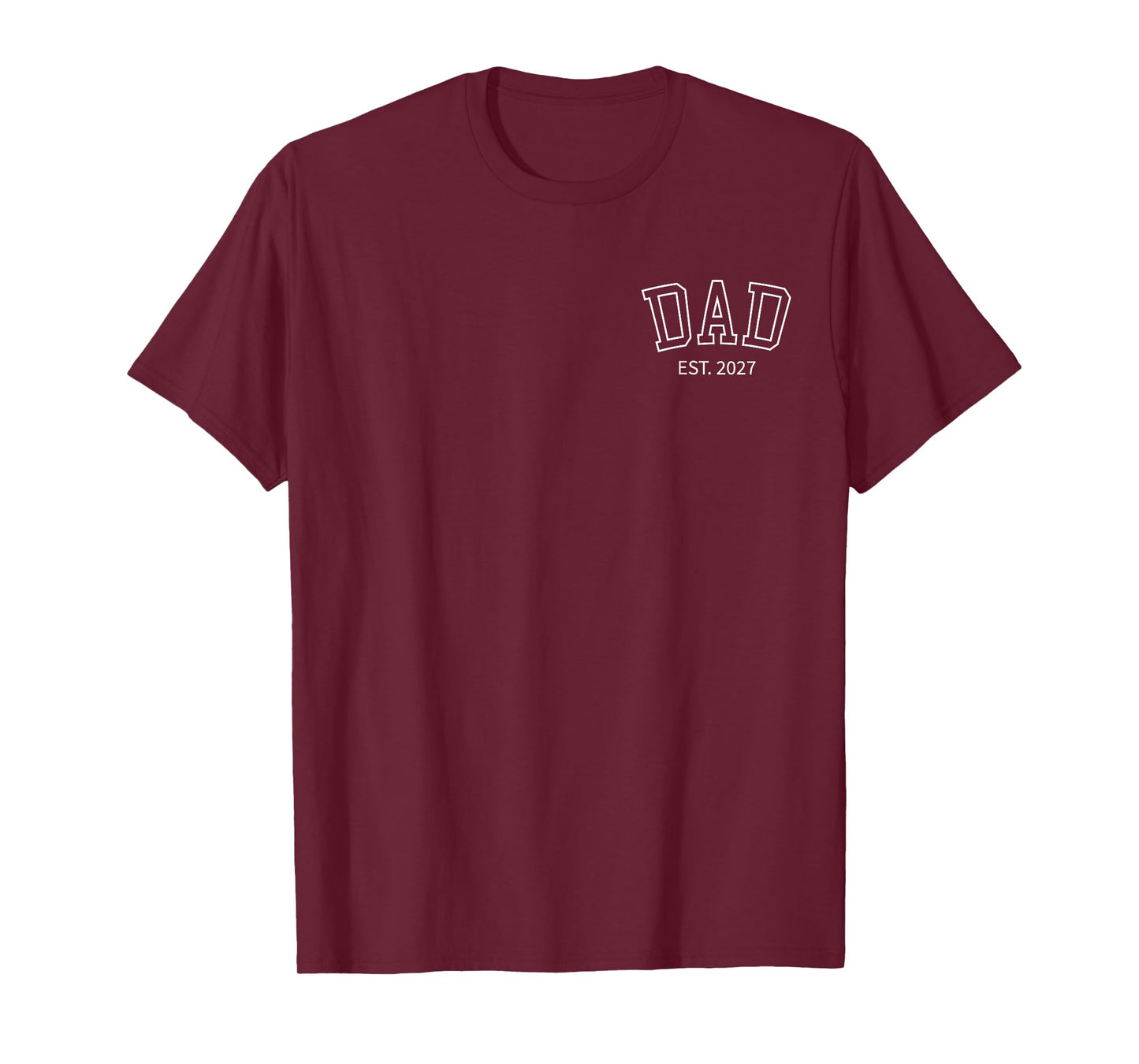 Dad Est. 2027 Logo Father 2027 Loading New Dad To Be 2027 T-Shirt