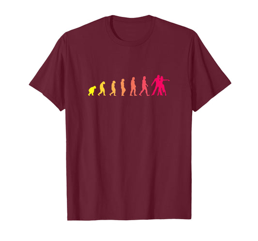Evolution to Ballroom Dancing - Dancers T-Shirt